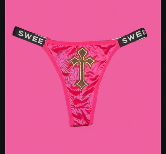 The Sweet Magical Flower - Hot Pink / Gold / White / Black Ritual Activated Thong