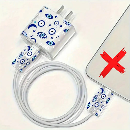 Evil Eye Protection & Shielding Charger Set - Technology From Witchcraft Dark & ill Intentions From Seeping Into Conversations & Daily Creations - Ritual Activated & Blessed