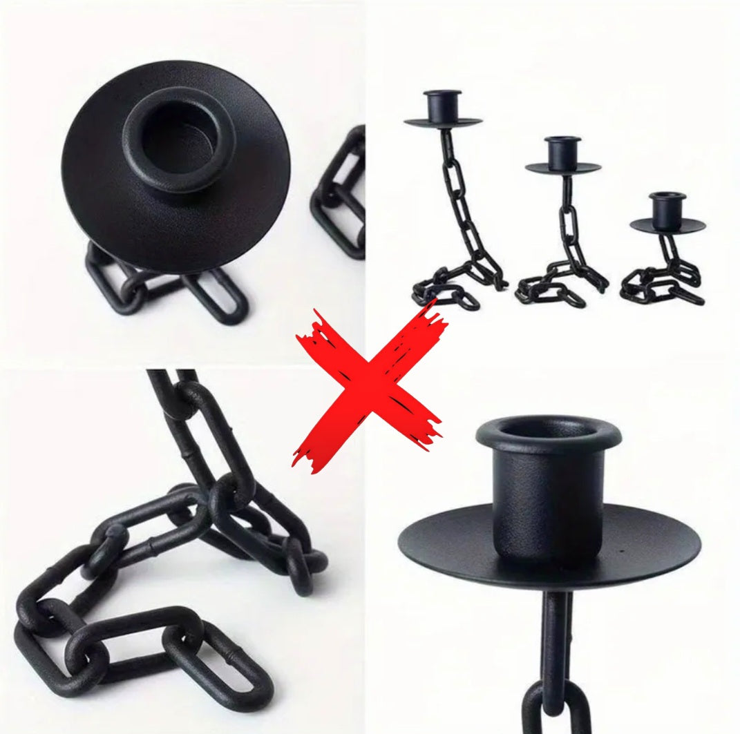 Chain Breaker & Road Opener Of My Space & Energy - Set Of 3 - Ritual Activated & Blessed Candle Holders