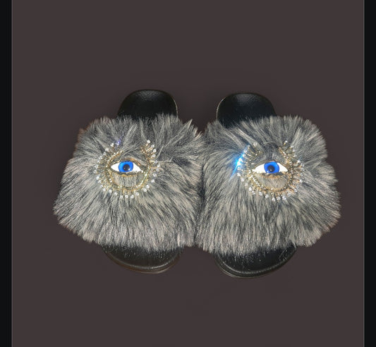 Every Step Counts - Wolf Grey / Black Ritual Manifesting & Protection Activated & Blessed Slides