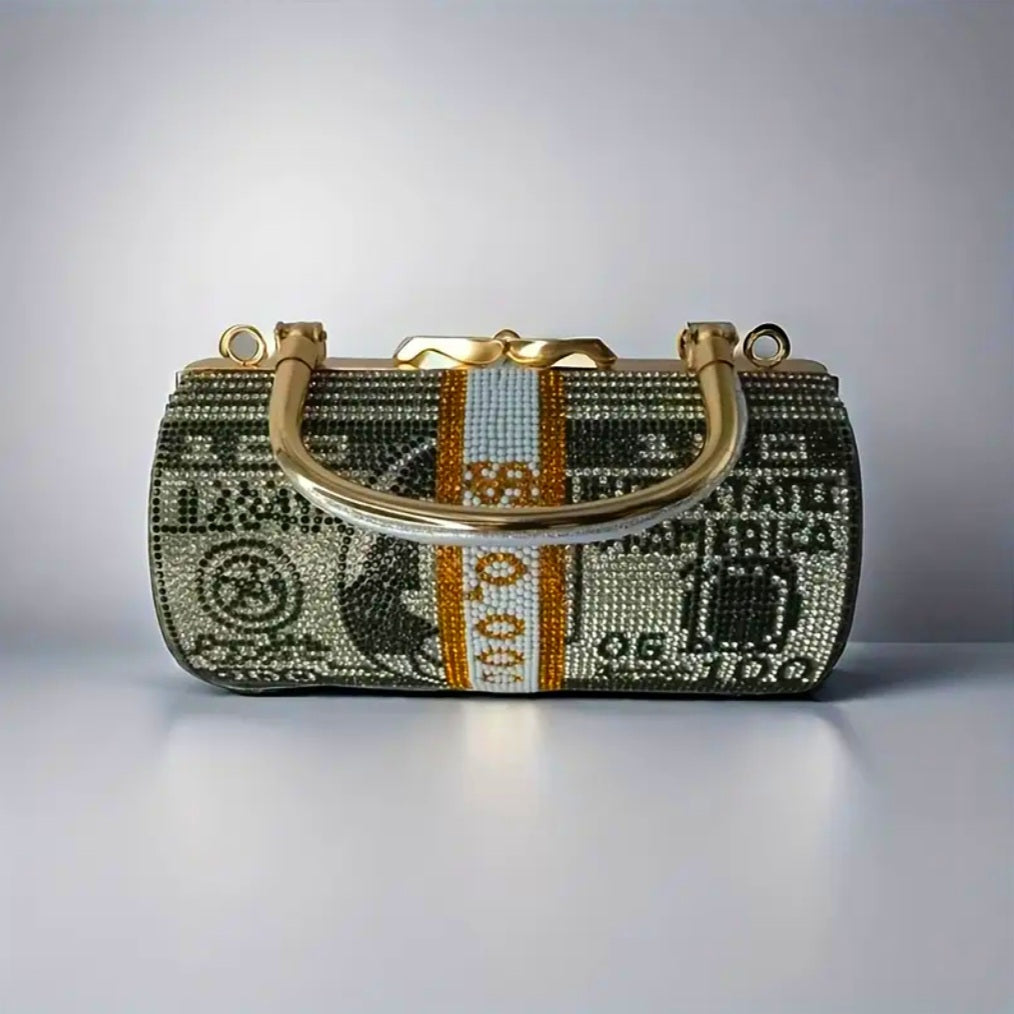 Money Comes To Me - Magnetic / Manifesting / Protection - Dark Green Ritual Activated & Blessed Purse