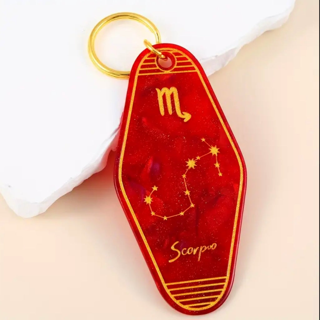 Scorpio Protection & Transmuting Keychain - Home, Vechile, Kids, Travels - Ritual Activated & Blessed