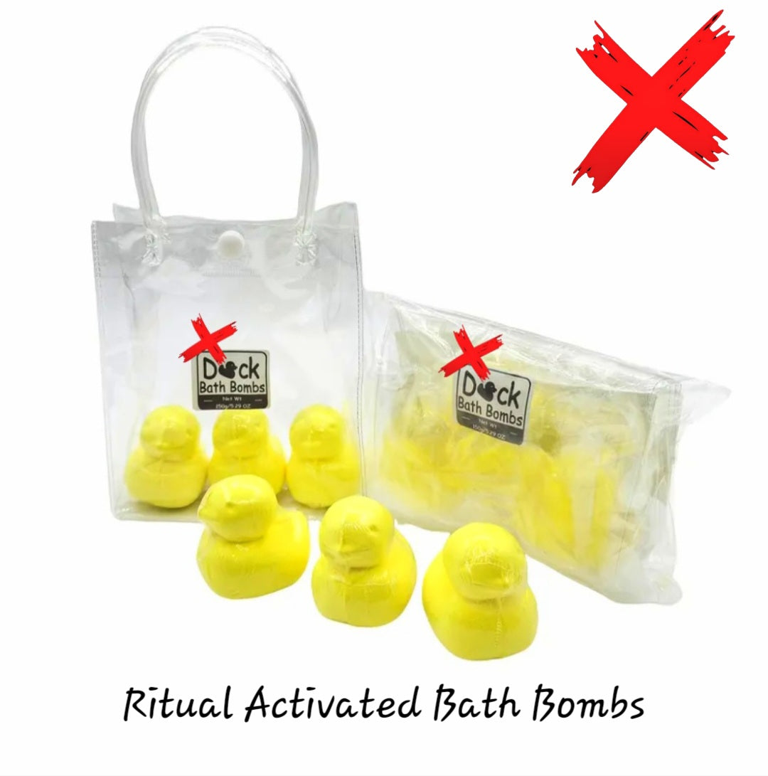 Sitting Duck Trap Setter & Protection Remover To All Of Those Dark Abusing Magick To Be A UnWelcomed Guest In My Energy - Locking Away All Forcing Access For Destruction - Ritual Bath Bombs x6 Per Order Activated & Blessed