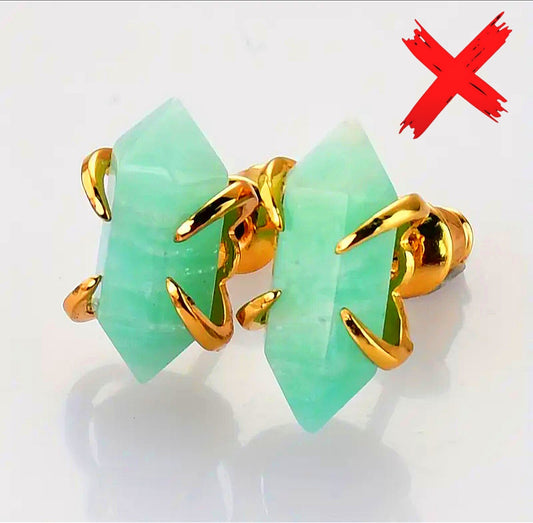 Amazonite Crystal Energy Cloaking & Protection - Ritual Activated & Blessed Earrings