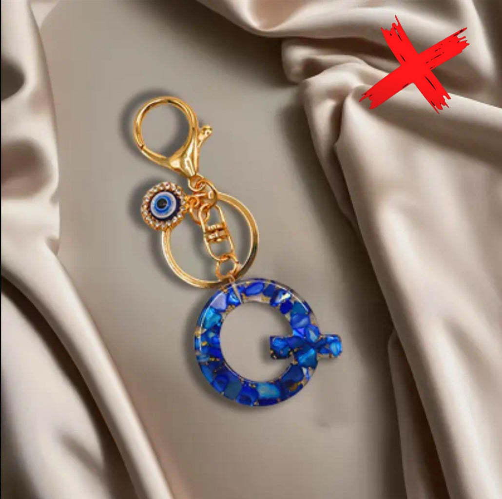 Evil Eye Energy Shielder - Q - Ritual Activated & Blessed - Protection & Transmuting Keychain - Home, Vechile, Kids, Travels