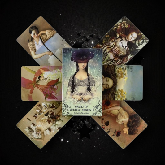 Oracle If Mystical Moments Deck & Ritual Reading Elixir & Activated Crystal