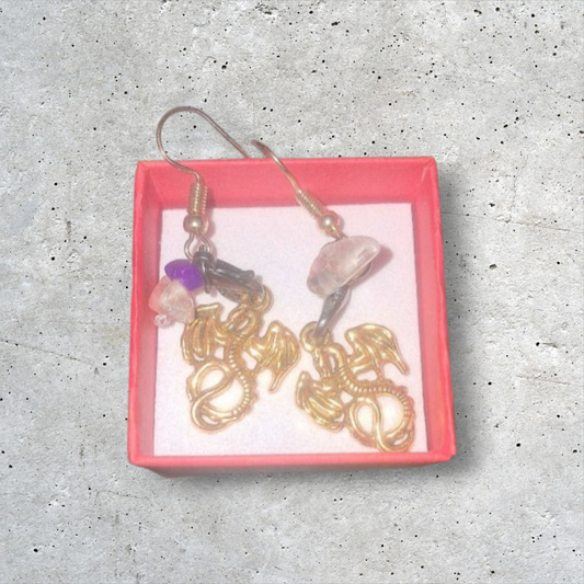 Dragon Crystal Ritual Earrings