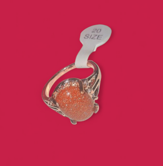 Golden Sandstone Ritual Ring