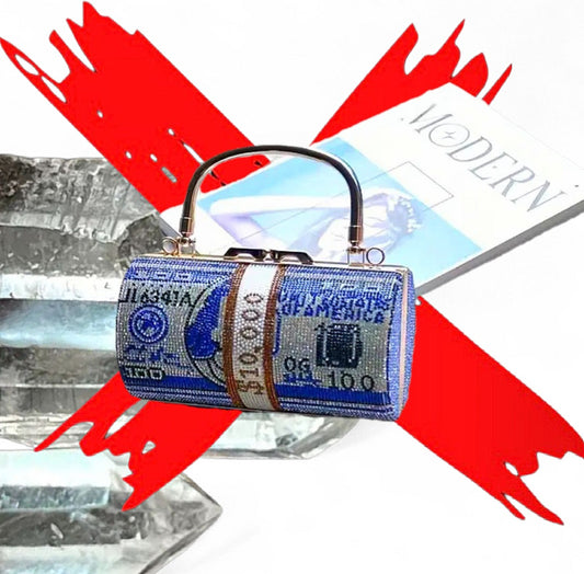 Money Comes To Me - Magnetic / Manifesting / Protection - Dark Blue Ritual Activated & Blessed Purse