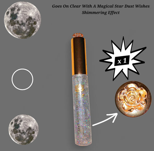 Angel Dust - Galaxtic Star Dust - Clear Ritual Activated & Blessed - Instant Manifestation & Cleansing Energy Lip Gloss