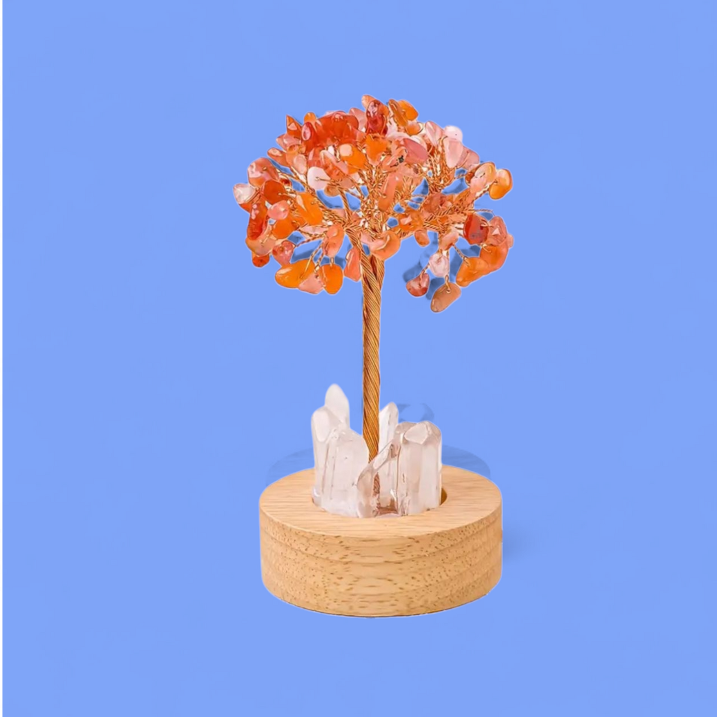 Bulldozer Of Blockages - Orange Quartz Ritual Lamp