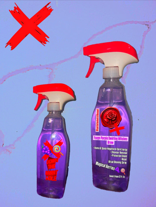 Sweet Grape Insightful Dream - Purple Witches Brew - Ritual Cleansing & Energy Clearing / Protection Spray For Removal Of Spiritual Attacks & Shielding Of Continuing