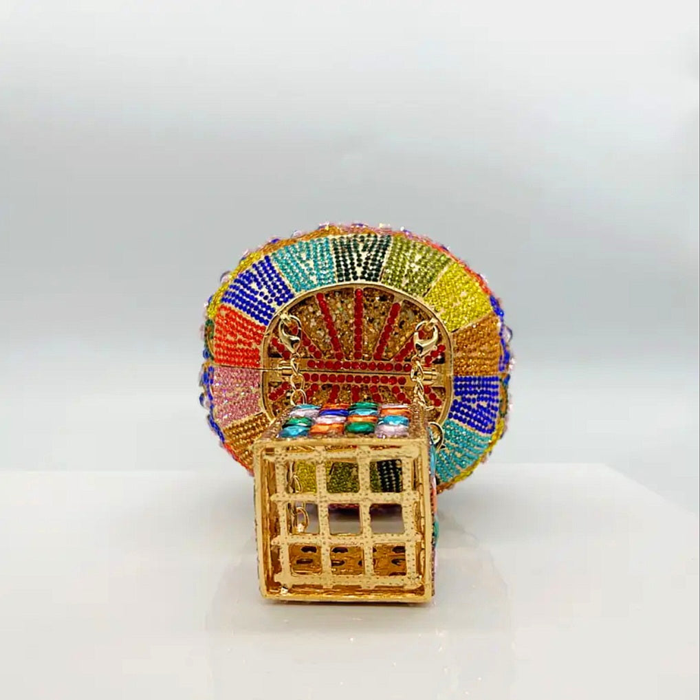 The Sky Isnt The Limit - Magnetic Abundance & Luck Transmuter - Gold / Rainbow Ritual Activated & Blessed Hot Air Ballon Purse