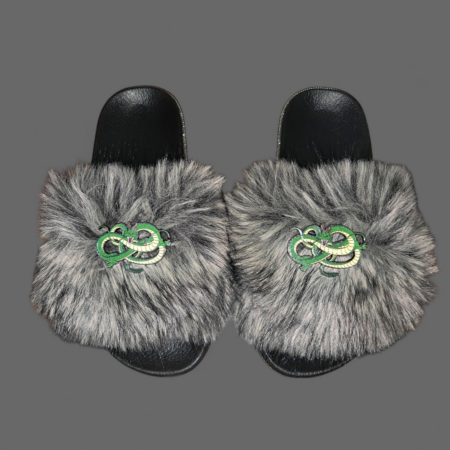 Every Step Counts - Grey Wolf Grey / Black Ritual Manifesting & Protection Activated & Blessed Slides