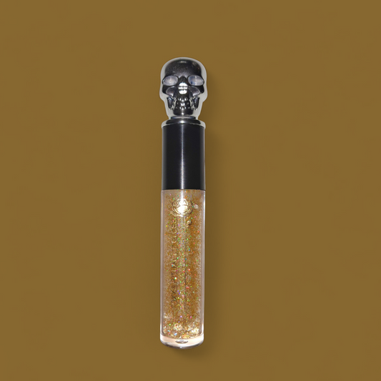 Golden Wishes Ritual Sliver Skull Lip Gloss