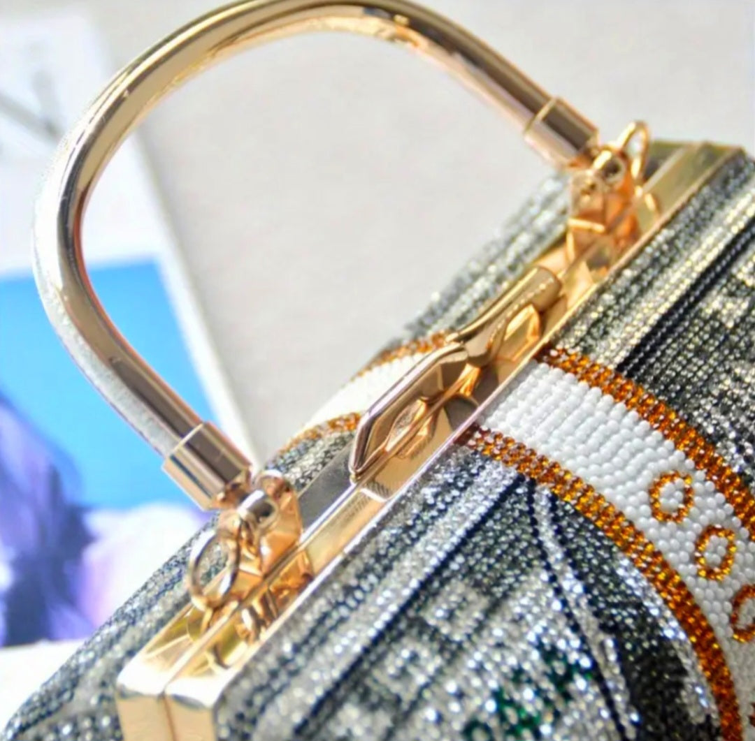 Money Comes To Me - Magnetic / Manifesting / Protection - Dark Grey Ritual Activated & Blessed Purse