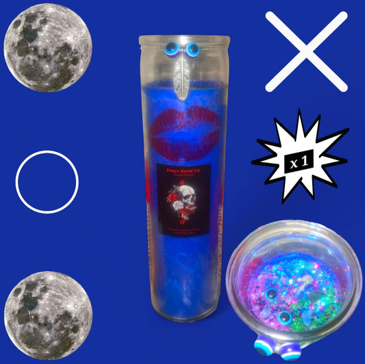 Seal The Deal In Blue - Gratitude Offering For Acceptance - Powerful Activated & Blessed Ritual 7 Day Candle To Solidified For Longevity