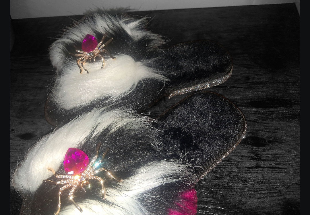 Every Step Counts - Black/White/Hot Pink Ritual Manifesting & Protection Activated & Blessed Slides