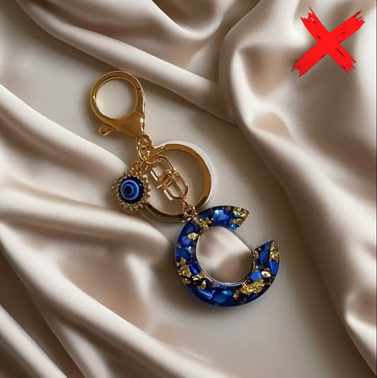 Evil Eye Energy Shielder - C - Ritual Activated & Blessed - Protection & Transmuting Keychain - Home, Vechile, Kids, Travels