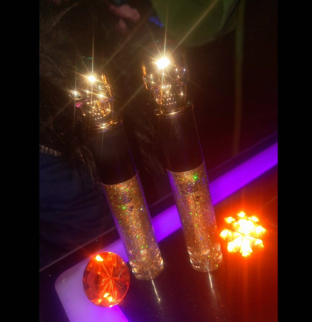 Golden Wishes Ritual Golden Skull Lip Gloss