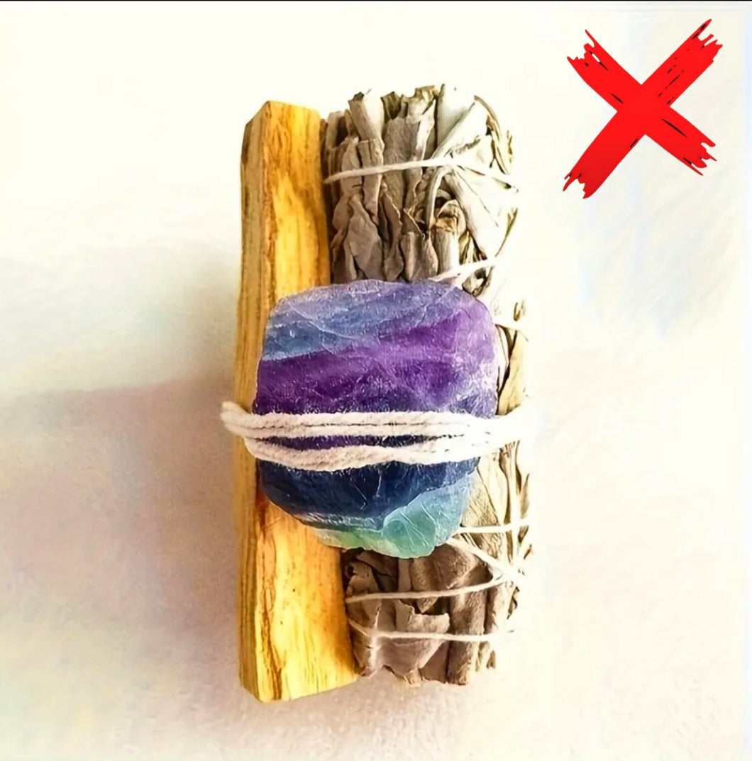 Rainbow Fluorite Crystal - Intense Manifesting & Protection Shield / Purification & Deep Alignment Routine Ritual / Prayer Bundle - Activated & Blessed