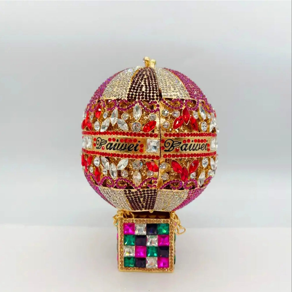 The Sky Isnt The Limit - Magnetic Abundance & Luck Transmuter - Pink / Purple / Red / White Ritual Activated & Blessed Hot Air Ballon Purse