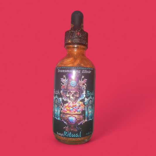 Transmuting Elixir Crystal Infused Bath & Body Ritual Oil