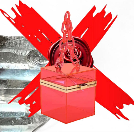 Untouchable Energy Shifter - Manifesting / Protection / Energy Cleanser - Peach & Gold Ritual Activated & Blessed Purse / Anything Bag / Box