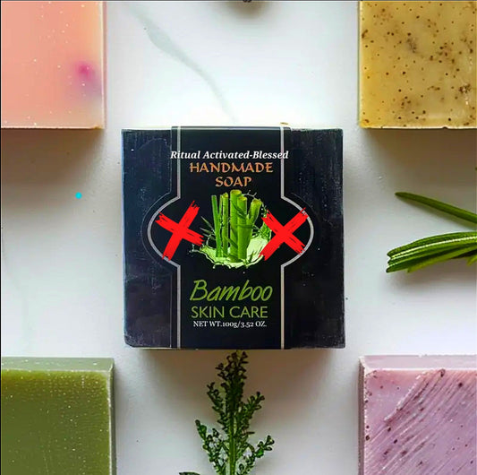 Cord Cutting & Destructive & ill Intentful Forces / People Blocker & Cloaking - Black Bamboo Ritual Soap Activated & Blessed