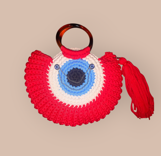 Red Protection & Success - Evil Eye Ritual Activated Purse