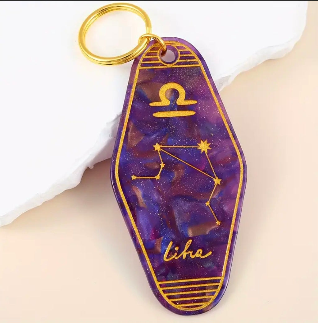 Libra Protection & Transmuting Keychain - Home, Vechile, Kids, Travels - Ritual Activated & Blessed