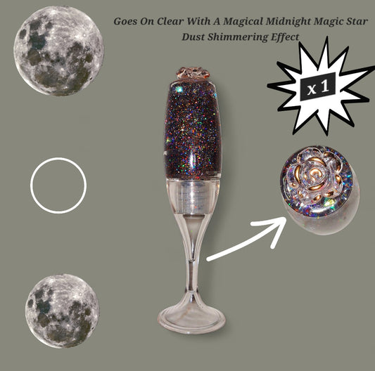 Midnight Magic - Galaxtic Star Dust - Clear Ritual Activated & Blessed - Instant Manifestation & Cleansing Energy Lip Gloss