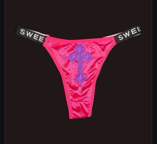 The Sweet Magical Flower - Hot Pink /Purple /White/ Black Ritual Activated Thong