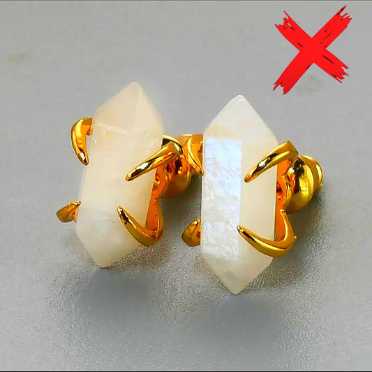 Angel Quartz Crystal Energy Cloaking & Protection - Ritual Activated & Blessed Earrings